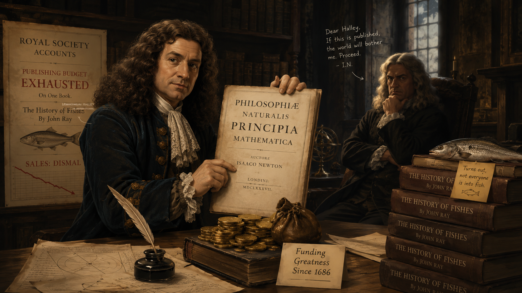 Funding Newton's Principia